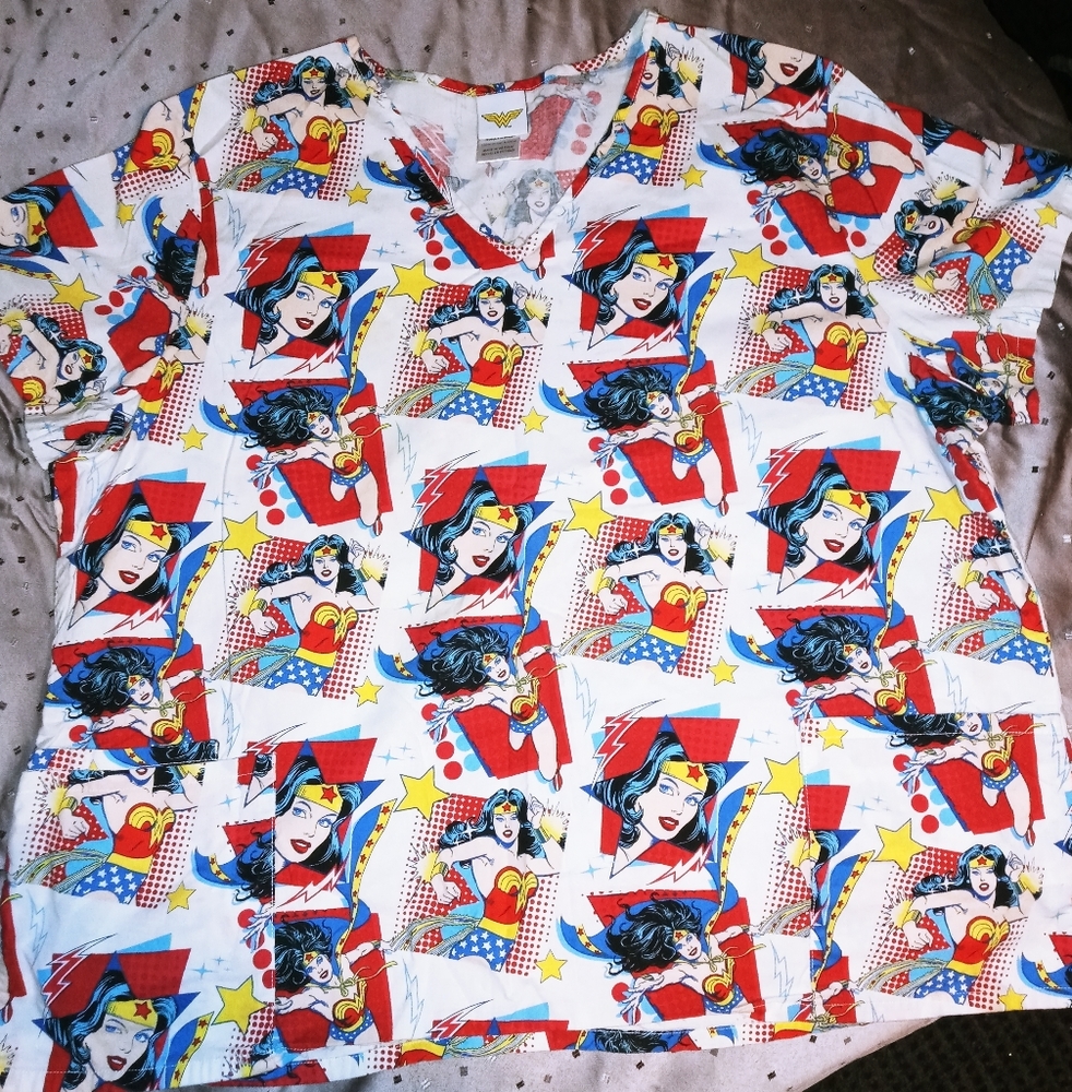 Wonder Woman Scrub shirt